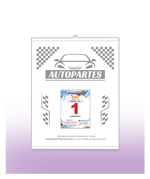 Juego de Respaldo Plástico Carta con Exfoliador Día x Día Serie RcE1