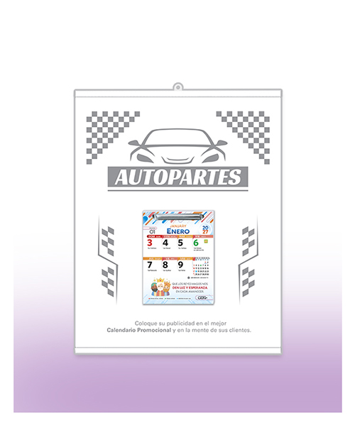 Juego de Respaldo Plástico Carta con Exfoliador Semanal Serie RcE2