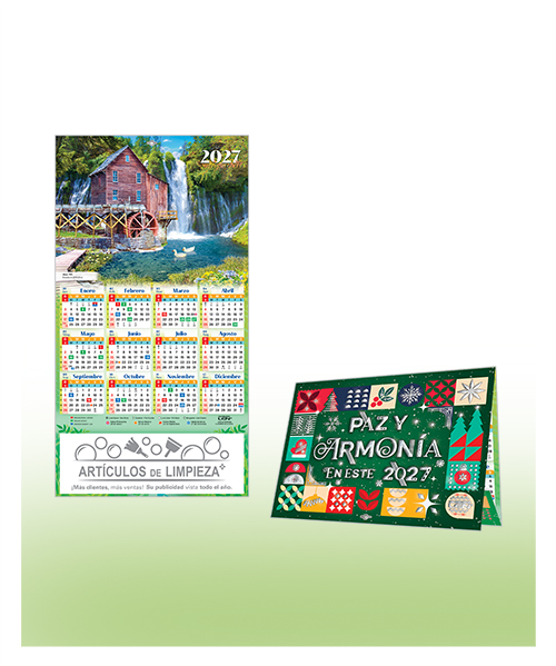 Tarjeta Calendario Serie T